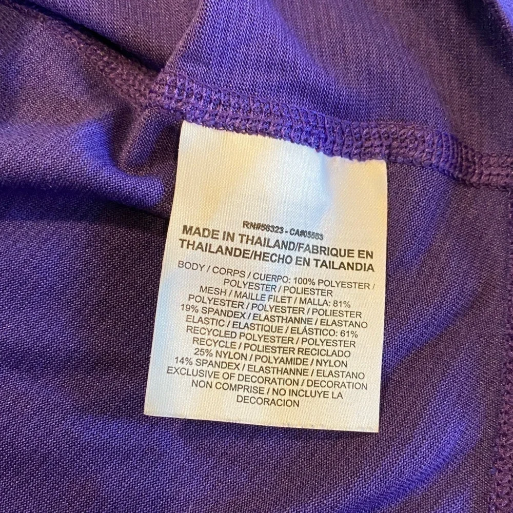 Nike elasticka Grx racer tank top purple woman’s size medium like new